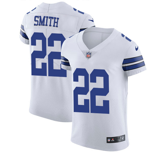 Cowboys #22 Emmitt Smith White Men's Stitched Vapor Untouchable Elite Jersey cheap jerseys for sale - CheapJerseys.Shop