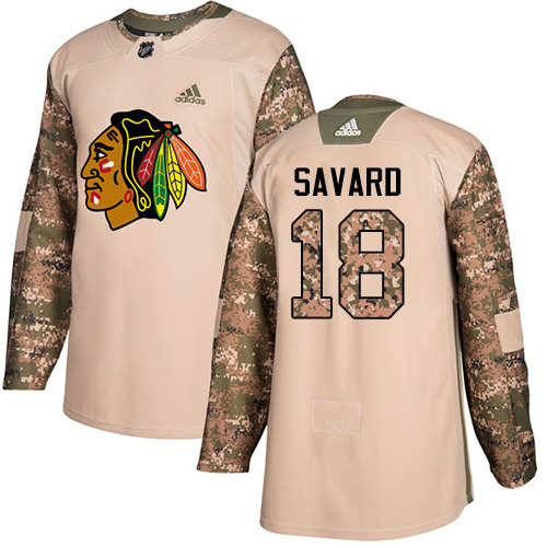 Chicago Blackhawks #18 Denis Savard Camo Authentic 2017 Veterans Day Stitched Jersey Men's cheap jerseys for sale - CheapJerseys.Shop