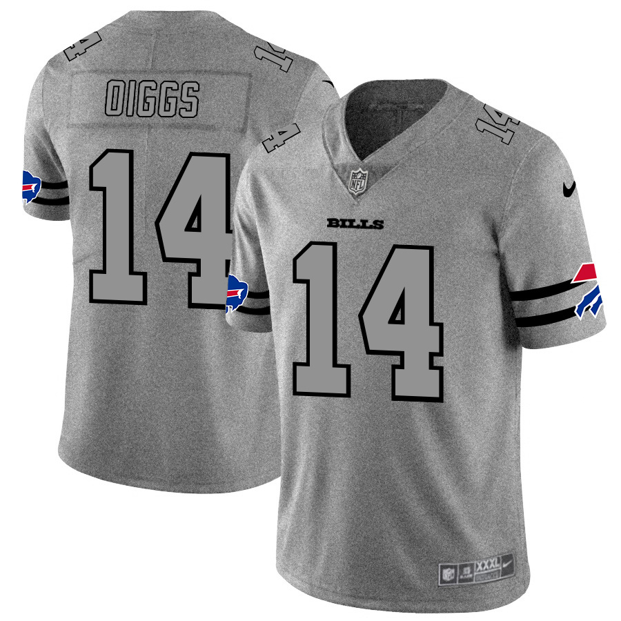 Buffalo Bills #14 Stefon Diggs Men's Gray Gridiron II Vapor Untouchable Limited Jersey cheap jerseys for sale - CheapJerseys.Shop