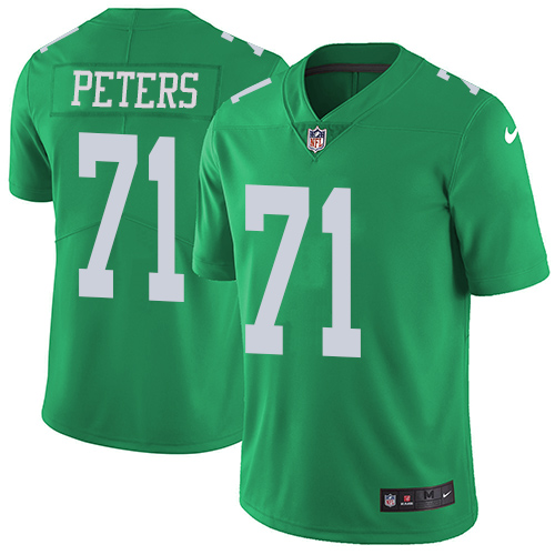 Philadelphia Eagles #71 Jason Peters Green Men's Stitched Limited Rush Jersey Men's cheap jerseys for sale - CheapJerseys.Shop