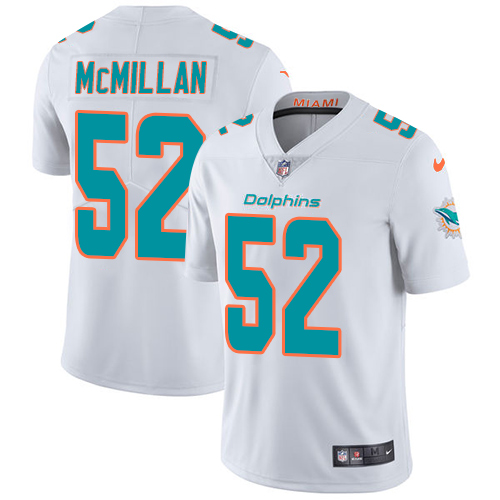 Miami Dolphins #52 Raekwon McMillan White Men's Stitched Vapor Untouchable Limited Jersey Men's cheap jerseys for sale - CheapJerseys.Shop