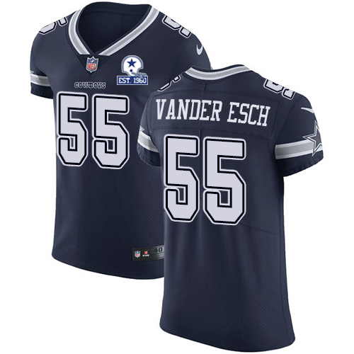 Cowboys #55 Leighton Vander Esch Navy Blue Team Color Men's Stitched With Established In 1960 Patch Vapor Untouchable Elite Jersey cheap jerseys for sale - CheapJerseys.Shop