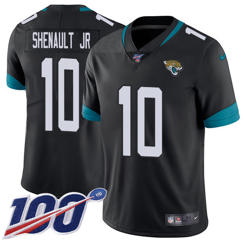 Jacksonville Jaguars #10 Laviska Shenault Jr. Black Team Color Youth Stitched 100th Season Vapor Untouchable Limited Jersey Youth cheap jerseys for sale - CheapJerseys.Shop