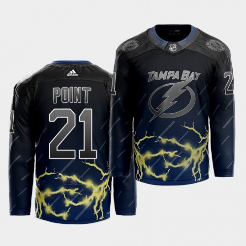 Tampa Bay Lightning #21 Brayden Point 2021 City Concept Stitched Jersey - Black Men's cheap jerseys for sale - CheapJerseys.Shop