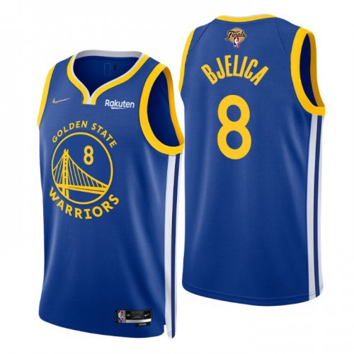 Golden State Warriors #8 Nemanja Bjelica Royal Youth 2022 Finals Icon Edition 75th Anniversary Diamond Swingman Jersey Youth cheap jerseys for sale - CheapJerseys.Shop