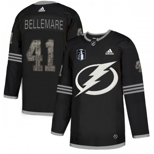 Tampa Bay Lightning #41 Pierre-Edouard Bellemare Black 2022 Stanley Cup Final Patch Authentic Classic Stitched Youth Jersey Youth cheap jerseys for sale - CheapJerseys.Shop