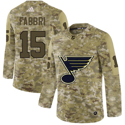 St. Louis Blues #15 Robby Fabbri Camo Authentic Stitched Jersey Men's cheap jerseys for sale - CheapJerseys.Shop