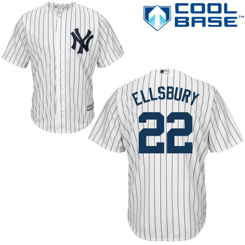 New York Yankees #22 Jacoby Ellsbury White Stitched Youth Jersey Youth cheap jerseys for sale - CheapJerseys.Shop