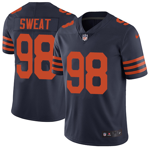 Bears #98 Montez Sweat Navy Blue Alternate Youth Stitched Vapor Untouchable Limited Jersey cheap jerseys for sale - CheapJerseys.Shop