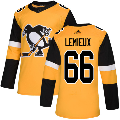 Pittsburgh Penguins #66 Mario Lemieux Gold Alternate Authentic Stitched Youth Jersey Youth cheap jerseys for sale - CheapJerseys.Shop