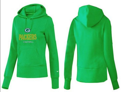 Women's Green Bay Packers Authentic Logo Pullover Hoodie Green cheap jerseys for sale - CheapJerseys.Shop