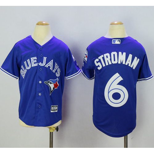 Toronto Blue Jays #6 Marcus Stroman Blue Cool Base Stitched Youth Jersey Youth cheap jerseys for sale - CheapJerseys.Shop