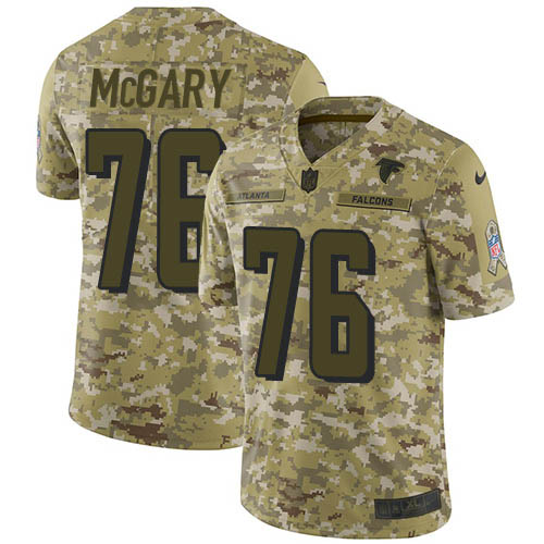 Atlanta Falcons #76 Kaleb McGary Camo Men's Stitched Limited 2018 Salute To Service Jersey Men's cheap jerseys for sale - CheapJerseys.Shop