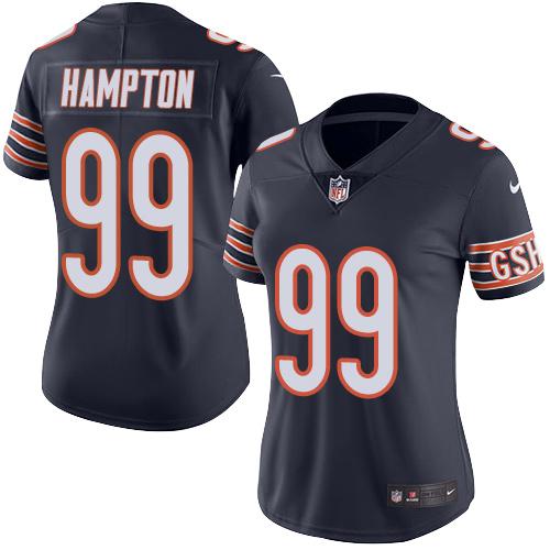Chicago Bears #99 Dan Hampton Navy Blue Team Color Women's Stitched Vapor Untouchable Limited Jersey Womens cheap jerseys for sale - CheapJerseys.Shop