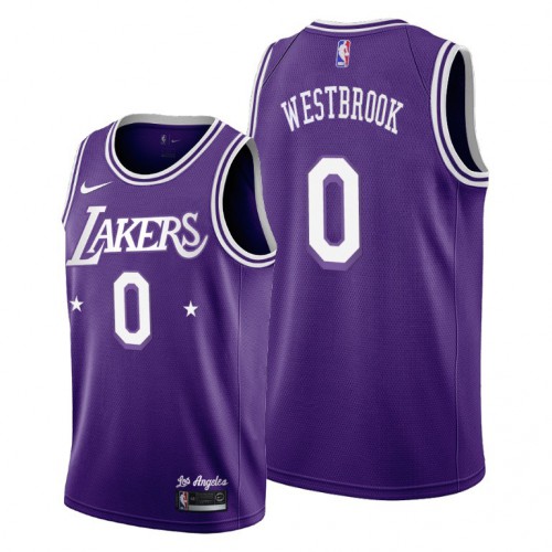 Los Angeles Los Angeles Lakers #0 Russell Westbrook Youth 2021-22 City Edition Purple Jersey Youth cheap jerseys for sale - CheapJerseys.Shop