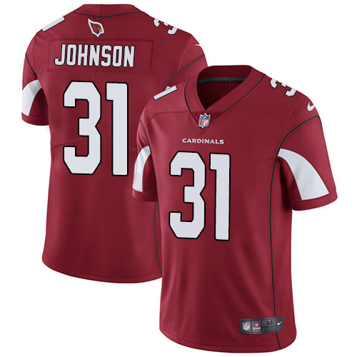 Arizona Cardinals #31 David Johnson Red Team Color Men's Stitched Vapor Untouchable Limited Jersey Men's cheap jerseys for sale - CheapJerseys.Shop