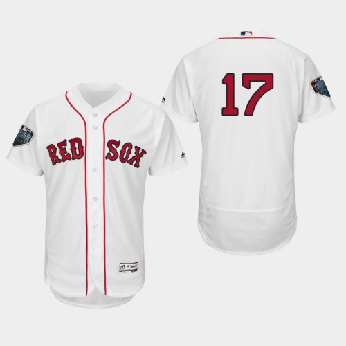 Boston Red Sox #17 Nathan Eovaldi White Flexbase Authentic Collection 2018 World Series Stitched Jersey Men's cheap jerseys for sale - CheapJerseys.Shop