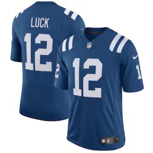 Indianapolis Indianapolis Colts #12 Andrew Luck Men's Royal Vapor Limited Team Jersey Men's cheap jerseys for sale - CheapJerseys.Shop
