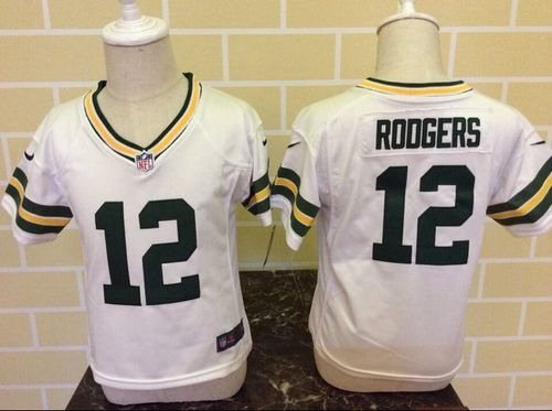 Toddler Packers #12 Aaron Rodgers White Stitched Elite Jersey cheap jerseys for sale - CheapJerseys.Shop