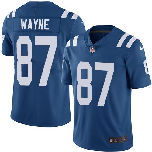 Indianapolis Colts #87 Reggie Wayne Royal Blue Team Color Youth Stitched Vapor Untouchable Limited Jersey Youth cheap jerseys for sale - CheapJerseys.Shop