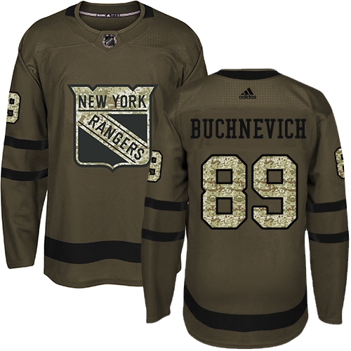 New York Rangers #89 Pavel Buchnevich Green Salute to Service Stitched Jersey Men's cheap jerseys for sale - CheapJerseys.Shop