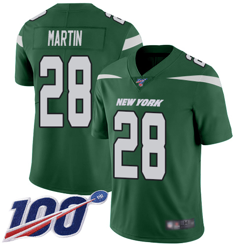 Jets #28 Curtis Martin Green Team Color Men's Stitched 100th Season Vapor Limited Jersey cheap jerseys for sale - CheapJerseys.Shop