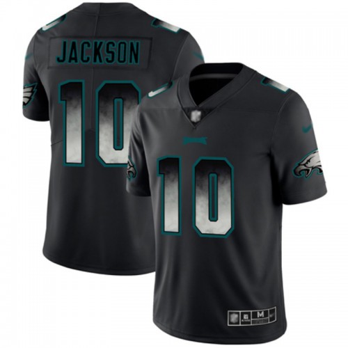 Philadelphia Eagles #10 DeSean Jackson Black Men's Stitched Vapor Untouchable Limited Smoke Fashion Jersey Men's cheap jerseys for sale - CheapJerseys.Shop