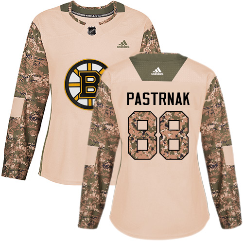 Boston Bruins #88 David Pastrnak Camo Authentic 2017 Veterans Day Women's Stitched Jersey Womens cheap jerseys for sale - CheapJerseys.Shop