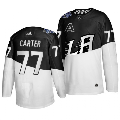 Los Angeles Los Angeles Kings #77 Jeff Carter Men's 2020 Stadium Series White Black Stitched Jersey Men's cheap jerseys for sale - CheapJerseys.Shop