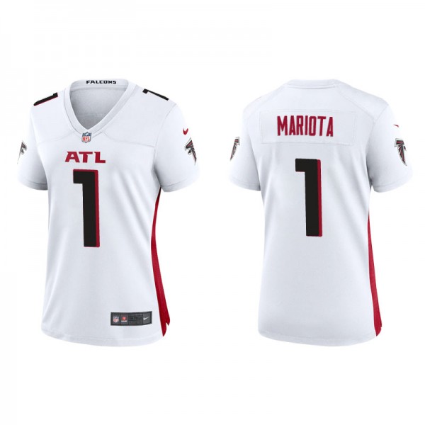 Women Atlanta Falcons #1 Marcus Mariota White Vapor Untouchable Limited Stitched Jersey cheap jerseys for sale - CheapJerseys.Shop