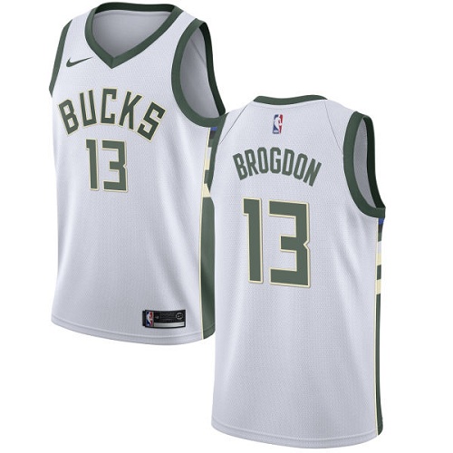 Milwaukee Bucks #13 Malcolm Brogdon White Womens Swingman Association Edition Jersey Womens cheap jerseys for sale - CheapJerseys.Shop