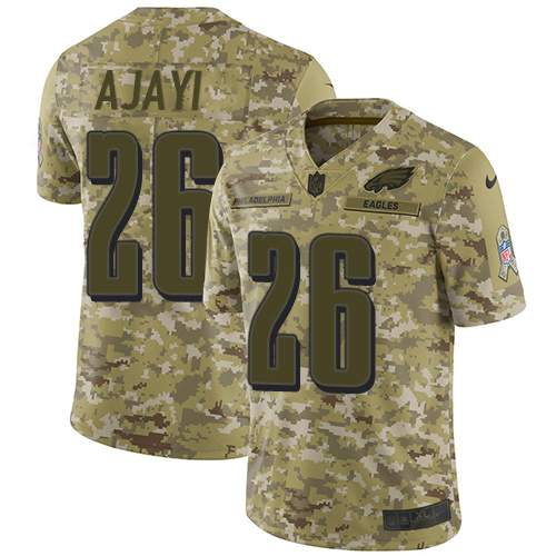 Philadelphia Eagles #26 Jay Ajayi Camo Youth Stitched Limited 2018 Salute to Service Jersey Youth cheap jerseys for sale - CheapJerseys.Shop
