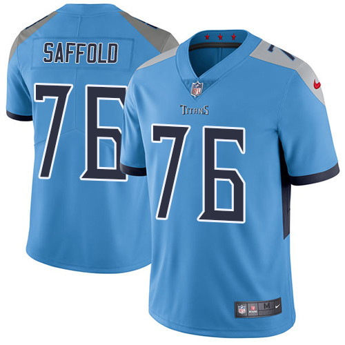 Tennessee Titans #76 Rodger Saffold Light Blue Alternate Men's Stitched Vapor Untouchable Limited Jersey Men's cheap jerseys for sale - CheapJerseys.Shop