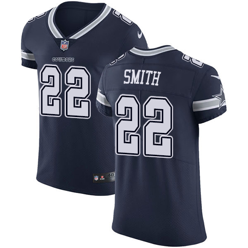 Cowboys #22 Emmitt Smith Navy Blue Team Color Men's Stitched Vapor Untouchable Elite Jersey cheap jerseys for sale - CheapJerseys.Shop