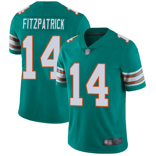 Miami Dolphins #14 Ryan Fitzpatrick Aqua Green Alternate Men's Stitched Vapor Untouchable Limited Jersey Men's cheap jerseys for sale - CheapJerseys.Shop