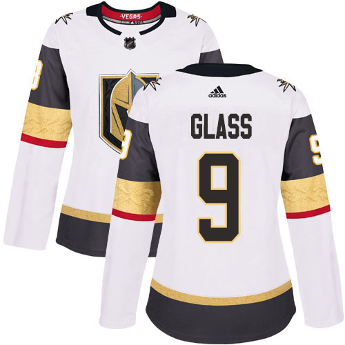 Golden Vegas Golden Knights #9 Cody Glass White Road Authentic Women's Stitched Jersey Womens cheap jerseys for sale - CheapJerseys.Shop