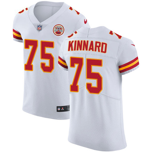 Chiefs #75 Darian Kinnard White Men's Stitched Vapor Untouchable Elite Jersey cheap jerseys for sale - CheapJerseys.Shop