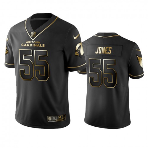 Arizona Cardinals #55 Chandler Jones Men's Stitched Vapor Untouchable Limited Black Golden Jersey Men's cheap jerseys for sale - CheapJerseys.Shop