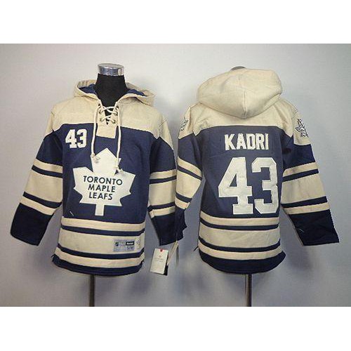 Maple Toronto Maple Leafs #43 Nazem Kadri Blue Sawyer Hooded Sweatshirt Stitched Youth Jersey Youth cheap jerseys for sale - CheapJerseys.Shop