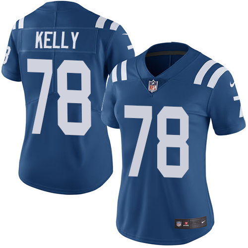 Indianapolis Colts #78 Ryan Kelly Royal Blue Team Color Women's Stitched Vapor Untouchable Limited Jersey Womens cheap jerseys for sale - CheapJerseys.Shop