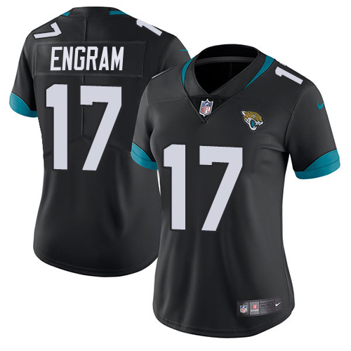 Jaguars #17 Evan Engram Black Team Color Women's Stitched Vapor Untouchable Limited Jersey cheap jerseys for sale - CheapJerseys.Shop