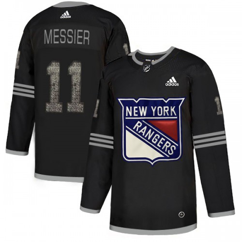 New York Rangers #11 Mark Messier Black Authentic Classic Stitched Jersey Men's cheap jerseys for sale - CheapJerseys.Shop