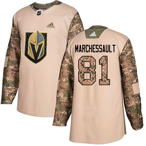 Golden Vegas Golden Knights #81 Jonathan Marchessault Camo Authentic 2017 Veterans Day Stitched Jersey Men's cheap jerseys for sale - CheapJerseys.Shop