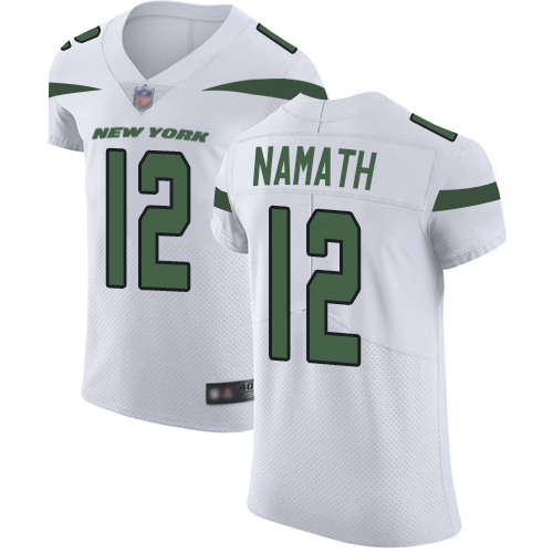 Jets #12 Joe Namath White Men's Stitched Vapor Untouchable Elite Jersey cheap jerseys for sale - CheapJerseys.Shop