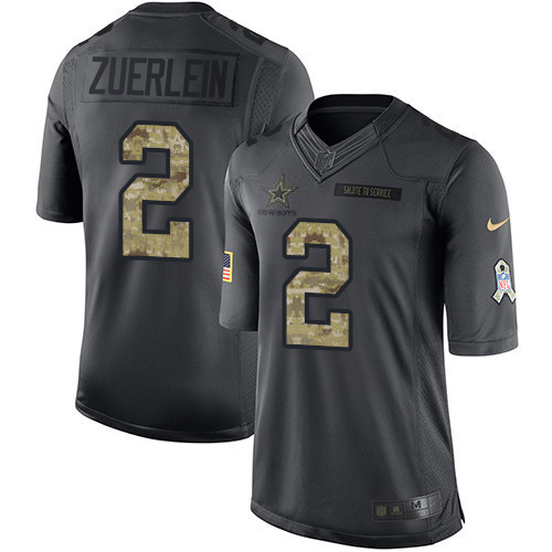 Dallas Cowboys #2 Greg Zuerlein Black Men's Stitched Limited 2016 Salute to Service Jersey Men's cheap jerseys for sale - CheapJerseys.Shop