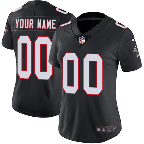 Atlanta Falcons Customized Black Alternate Stitched Vapor Untouchable Limited Women's Jersey cheap jerseys for sale - CheapJerseys.Shop