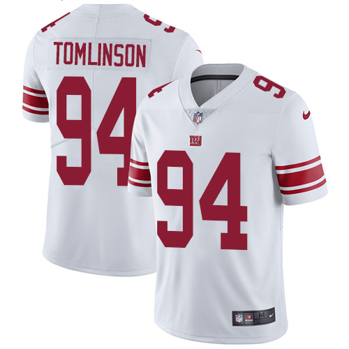 New York Giants #94 Dalvin Tomlinson White Men's Stitched Vapor Untouchable Limited Jersey Men's cheap jerseys for sale - CheapJerseys.Shop