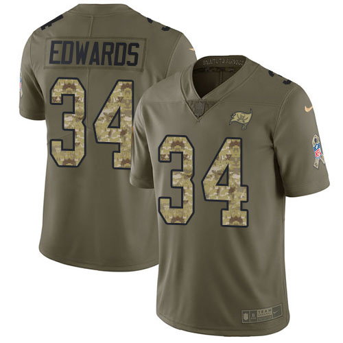 Tampa Bay Buccaneers #34 Mike Edwards Olive/Camo Youth Stitched Limited 2017 Salute To Service Jersey Youth cheap jerseys for sale - CheapJerseys.Shop