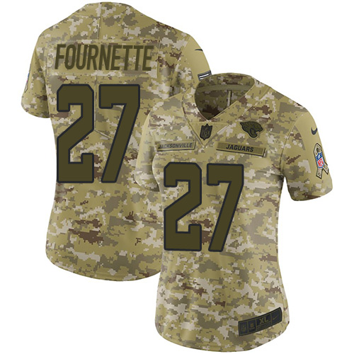 Jaguars #27 Leonard Fournette Camo Women's Stitched Limited 2018 Salute To Service Jersey cheap jerseys for sale - CheapJerseys.Shop