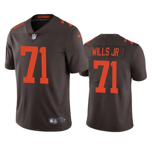 Cleveland Cleveland Browns #71 Jedrick Wills Men's Brown 2020 Draft Alternate Vapor Limited Jersey Men's cheap jerseys for sale - CheapJerseys.Shop